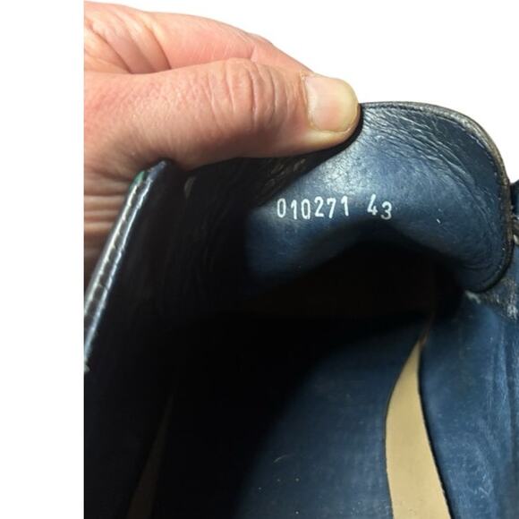 Vintage John Fluevog Creepers Platform Shoes Tie Oxfords Green Brown Size 43 - Picture 11 of 11